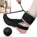 Plantar Fasciitis Night Splint Socks with Massage Ball for Tendonitis, Achilles, Foot Drop, Heel Pain Foot Splint, Adjustable Plantar Fasciitis Brace for women & men, Recover While You Rest and Sleep, Size Small