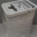 JOYMOOP Mop and Bucket Set with Wringer, Flat Mops for Floor Cleaning, Wall Mop Cleaner with Long Handle, Hardwood Floor Mop with 4 Microfiber Pads