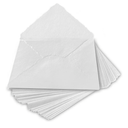 Wanderings Handmade White Deckle Edge Envelope - 4.25x6.25" - Package of 25 Cold Press Sheets - for Announcements Wedding Invitations Greeting Cards Crafts - Thick 150 GSM