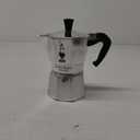 Bialetti Moka Express Iconic Italian Stovetop Espresso Maker 3 Cups, Aluminium, Silver