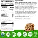 Orgain Organic Vegan Protein Bars, Chocolate Chip Cookie Dough - 10g Plant Based Protein, Low Calorie Healthy Snacks, No Lactose or Soy Ingredients, Gluten Free, Non-GMO - 1.41 Oz (Pack of 12) (EXP 01/12/27)