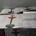 Electric BBQ Grill Techwood 15-Serving Indoor/Outdoor Electric Grill for Indoor & Outdoor Use, Double Layer Design, Portable Removable Stand Grill, 1600W (Stand Black BBQ Grills)