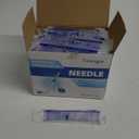 100 Pack Disposable 3ml/cc Lab Syringes with 23Ga 1 Inch Needle Luer Lock, Individually Sealed Packed