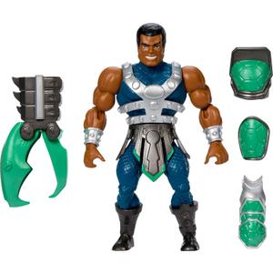 Masters of Universe Origins Turtles of Grayskull Clamp Champ Reptile Wars Posable Action Figure, Teenage Mutant Ninja & Motu Crossover Hero Toy