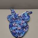 Yonique Women's Tankini Top Only Tummy Control Bathing Suit Top Ruffle Swimsuit Top V Neck Swim Tank Top No Bottom (Medium)