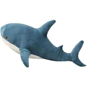 Shark Stuffed Animal Plush,Soft Shark Plush Pillow Toy,Plush Large Shark Toys for Home Decoration Kids Gift (Blue, 24 inches)