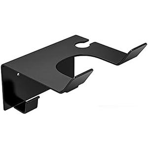 Hair Dryer Holder Wall Mount Blow Dryer Hanger Stand Rack Countertop Hair Dryer Bracket Hair Tool Organizer StorageBlack