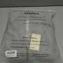 Amazhiyu Women' s Fleece Oversized Full-Zip Cropped Hoodie Winter Crop Top (Gray, L)