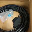 Pressure Washer Drain Jetter Sewer Jetter Kit for Pressure Washer 100ft 1/4 Inch NPT Hose Nozzles and Adapter 5800PSI Clears Clogs in Pipes & Sewer Lines