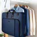 Noozion Garment Bag for Travel, Large Carry On Suit Bag for Business Up to 3 Suits, Wrinkle Free Garment Bag for Hanging Clothes with Shoulder Strap, Laptop Compartment, and Wet-Dry Pocket