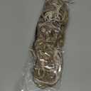 Clip on Ponytails for Women - 12 Inch Curly Ponytail Extension, Curly Pony Tails Hair Extensions, Synthetic Clip in Ponytail Hair Extensions (Color: Ash Blonde with White Highlights)