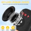 Portable Bluetooth for Bike, IPX5 Waterproof Wireless Traveling Bicycle Speakers, Integrated Design Bicycle Speaker with Loud Sound for Riding, TWS Mini Outdoor Speaker