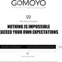 3 x Nothing is Impossible, Exceed Your Own Expectations Motivational Silicone Wristbands, Rubberband Bracelets for Fitness, Workouts, Exercise, Basketball, Lifting, Team Sports (Black)