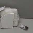 Meangood Bathroom Corner Shelf Stand, 3 Tier Solid Wood Display Shelf for Narrow Space, Shower Corner Shelf, Plant Stand Nightstand, for Living Room, Bedroom, Home Office, Elegant White