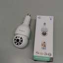 2K Light Bulb Security Camera 5G&2.4G WiFi Security Cameras Wireless Outdoor Indoor,360Bulb Cameras for Home Security Outside Indoor,Motion Detection and Alarm,Two-Way Talk,Color Night Vision 2 Pack