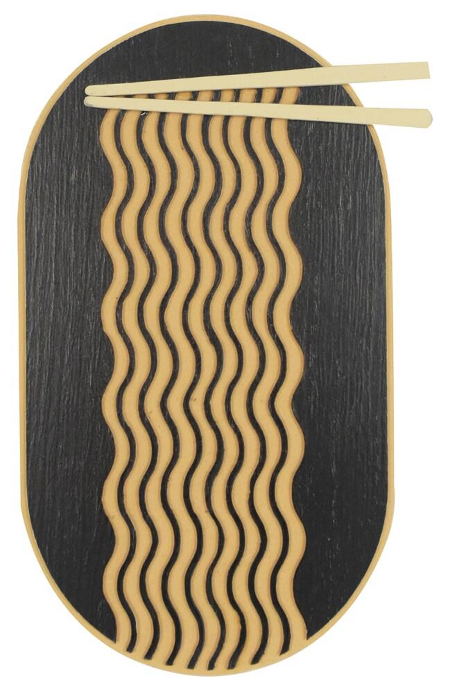Noodles & Chopstick Wood Wall Art
