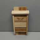 BIGBATBOX - Complete Bat House for Outdoors - Clean Backyard from Mosquitoes - No Interior Paint - One-Chamber Design - Easy to Hang - Bat Houses for Outdoors