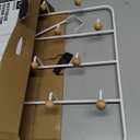 Umbra Estique Over The Door Coat Rack & Multi-Use Organizer, for Coats, Bags, Hats & More, White/Natural