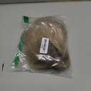 FUHSI Blonde Wigs for Women Ombre Light Blonde Wig with Bangs Layered Middle Length Synthetic Wig Dark Roots Hair for Daily Party