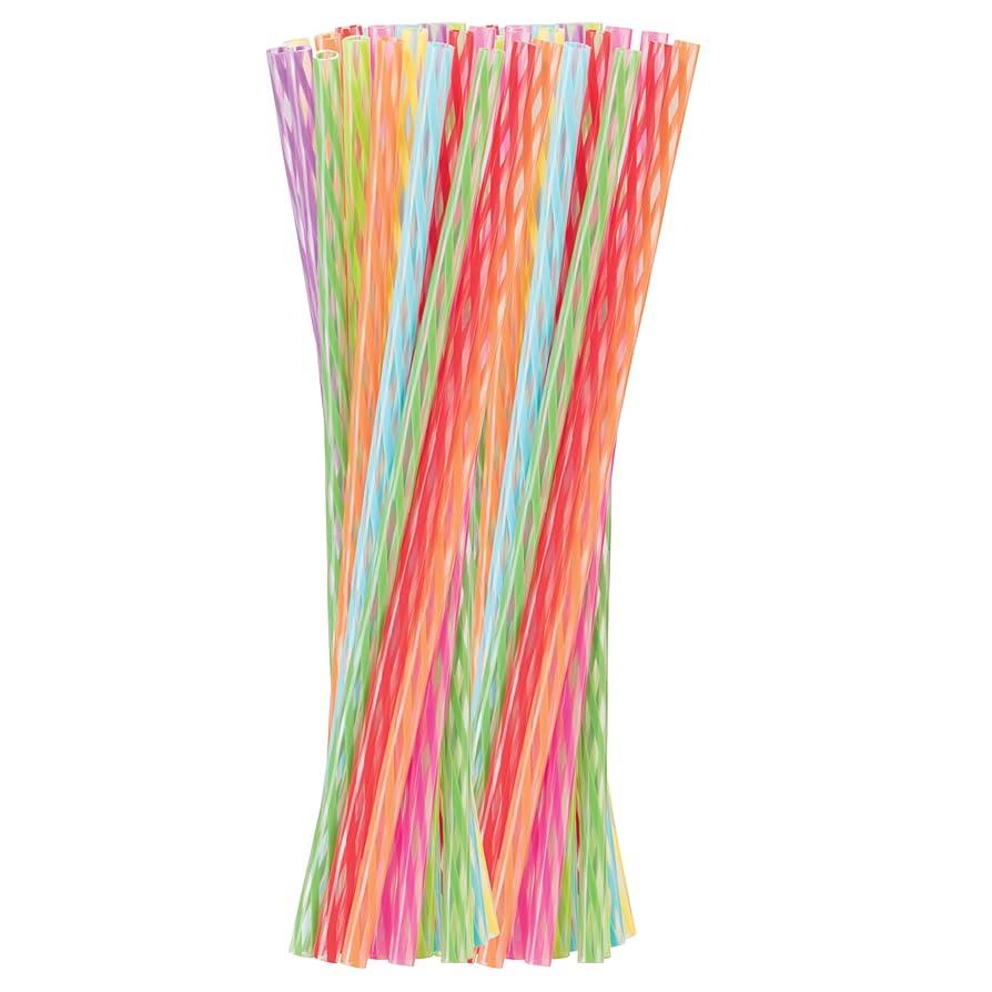Oggi Set Of 36 Reusable Plastic Straws