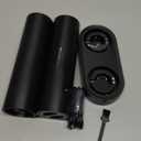 CIRCLE JOY Electric Rechargeable Salt and Pepper Grinder Set Top-Refill Automatic Pepper Mill Grinder with Charging Base, Adjustable Coarseness, Easy Filling Larger Capacity with Led for Home Kitchen