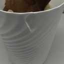 UUJOLY Plastic Small Trash Can Wastebasket, Garbage Container Basket for Bathrooms, Laundry Room, Kitchens, Offices, Kids Rooms, Dorms, (White, 1.8 Gallon)