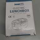 Electric Lunch Box Food Heater, 80W Portable Warmer for Car Truck Work with 304 Stainless Steel Container, 12V/24V/110V Green Heated Lunch Box Suitable for Ideal Driver/Work/Gift