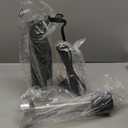 Bonsenkitchen Hand Blender, Immersion Blender with 2 Mixing Speed, Electric Handheld Mixer Portable Stick Mixer with Stainless Steel Blades for Soup, Smoothie, Puree, Baby Food (Single, Black)