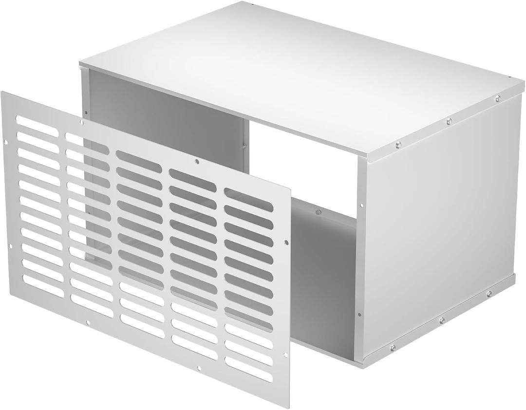 PTAC Wall Sleeve 26”L x 15" W, Laser-Cut 55 Air Vents & Exterior Grille