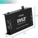 Pyle Phono Turntable Preamp - Mini Electronic Audio Stereo Phonograph Preamplifier with RCA Input, RCA Output & Low Noise Operation Powered by 12 Volt DC Adapter - PP999
