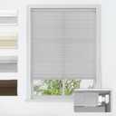 LazBlinds No Tools No Drill Cordless Cellular Shades, Light Filtering Honeycomb Shades for Home, Thermal Insulation Blinds for Windows, 24" W x 48" H, Grey