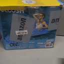 SLOOSH Premium Inflatable Pool Floats Lounger Adult, Fabric Pool Floaties Lounge with Cup Holders Backrest Recliner for Pool Party