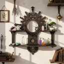 Gothic Shelf for Wall, Trinket Shelf, Gothic Mirror Decor, Vintage Shelf, Large