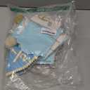 1/2 Birthday Boy Half Birthday Decorations - Half Way To One Banner, 1/2 Birthday Candles and Half Birthday Cone Hat for Boys 6 Months Birthday Decorations Party Supplies Blue