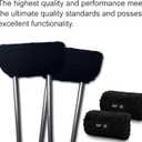 SPRING SEAON Plush MemoryFoam Crutch Underarm Pad & HandGrip CoversUniversal Fit, Breathable MoistureWicking, MachineWashable Cushion for Crutches, Pain Relief & Chafing Protection