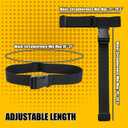 Sadnyy 4 Pack Luggage Straps for Suitcases, Adjustable Travel Belt to Add a Bag, Suitcase Connector Straps for Carry on Luggage Bungee Elastic Travel Accessories with Backpack Attachment (Basic Style)