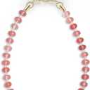 Posadina Natural Stone Phone Charm, Beaded Healing Phone Wrist Strap, Handmade Cellphone Chain Lanyard With Tether Tab