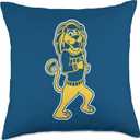 The College of New Jersey TCNJ Roscoe The Lion Spirit Mascot Throw Pillow