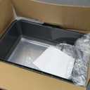 Enclosed Stainless Steel Cat Litter Box with Lid, XL Extra Large Litter Box for Big Cats, Metal Litter Pan High Sided, Never Absorbs Odors, Anti-Urine Leakage, Easy Cleaning, Include Scoop (5 - Dark Gray (Pack of 1))