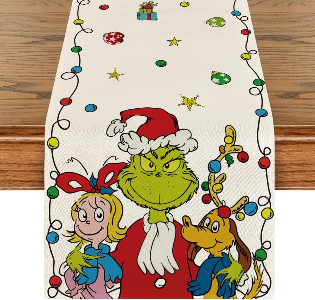 Christmas Table Runner Christmas Table Runner Christmas Tablecover New Year Winter Xmas Decor Merry Christmas Decorations for Home Party Table