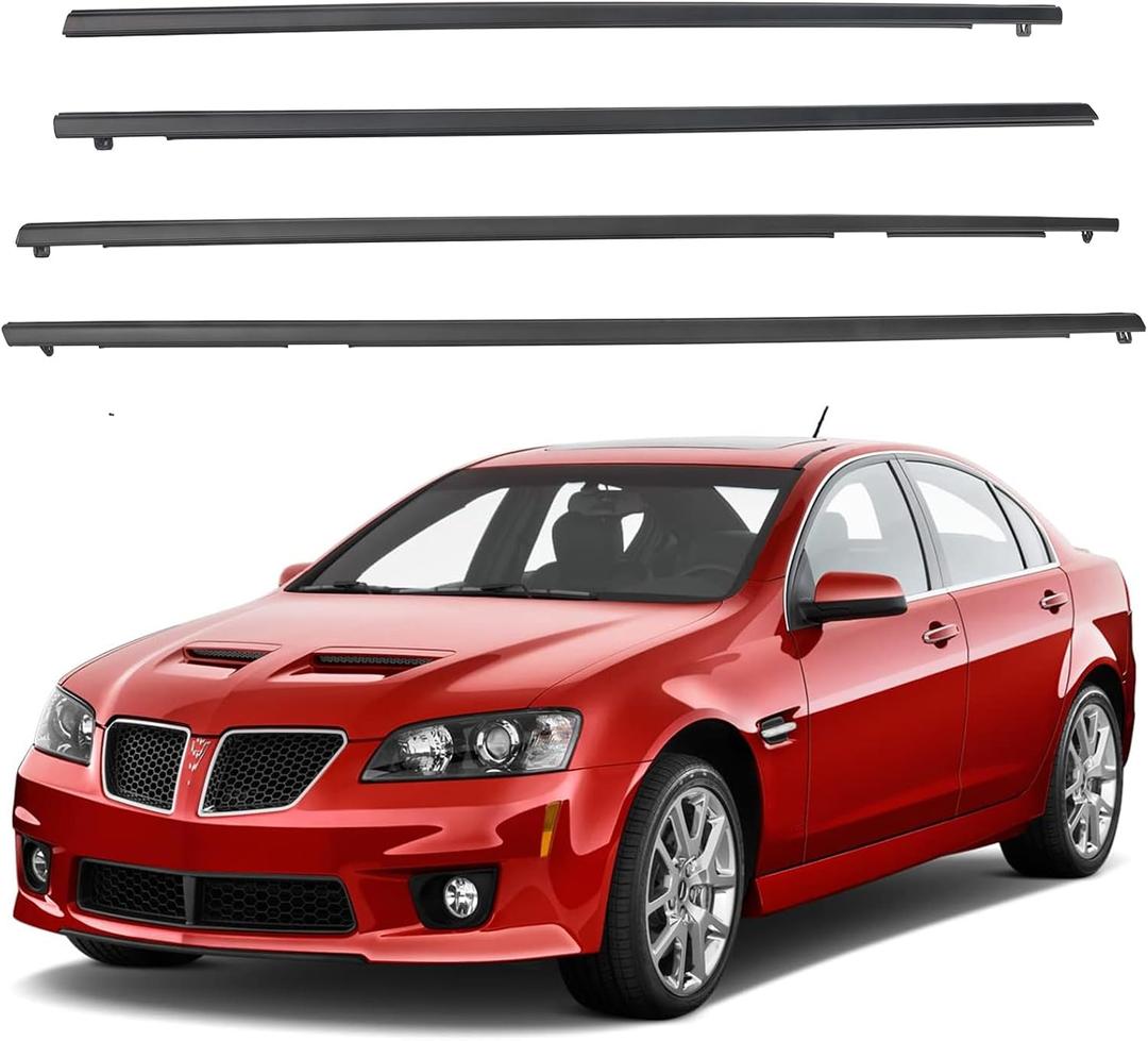 4PCS, Front Rear, Window Reveal Molding Seal, 92277513, 92277518