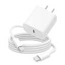 6FT 20W Fast Charger Adapter for NEW AirPod Pro 3 2025 AirPods 4 Gen 4 Generation,AirPods Pro 2 2nd,Max 2 2024, iPhone 17 16e 16 15,iPad 10th USB C Cable Charging Head,Samsung A14 A13 A15 A16 A03S A53