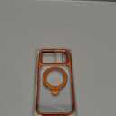 CASEKOO Cosmic Orange Glossy for iPhone 17 Pro Max Case [360 Spin Magnetic Stand][Fit for MagSafe][17FT Military Protection] Slim Polished for iPhone 17 Pro Max Case with Stand 6.9'', Cosmic Orange