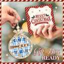 2 x Hockey Christmas Ornament  Holiday Ice Hockey Ornaments Hanging Tree, Wooden & Acrylic Stick on The Rink Decoration - Winter Sport Gifts for Boys, Men, Players, Coaches & Fans