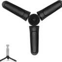 Mini Tripod Compatible with DJI Osmo Pocket 3 & 2, Black ABS Portable Pocket Stand Tripod Mount Selfie Stick Ideal Accessories for Various Filming Equipment