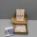 Fun Baby Shower Games Painting Kit, 50 PCS DIY Wooden Blank Dolls for Coloring, Baby Shower Activities with 24 Acrylic Marker Pens