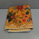 GarveeHome 5x7 Area Rug Boho Floral Rug Non Slip Low Pile Stain Resistant Machine Washable Large Rugs for Living Room, Bedroom, Farmhouse, Dining Room, Kids Playroom, Orange