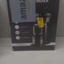 Conical Burr Coffee Grinder, Electric Coffee Bean Grinder for Precise Grinding, 35 Settings, 212 Cup Selector, Anti-Static Design for Home Use, Black