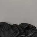 Riakrum 1 Pcs Quilted Door Cover Moving 39 x 79 Inches Door Moving Blankets Cotton Polyester Furniture Pads Cover for Washable Reusable Blanket for Interior Exterior Use, Black