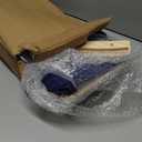 Curved Cat Shelves and Perches, Floating Cat Wall Bed with Comfortable Cushion (Wood Shelf+Bule Cushion)